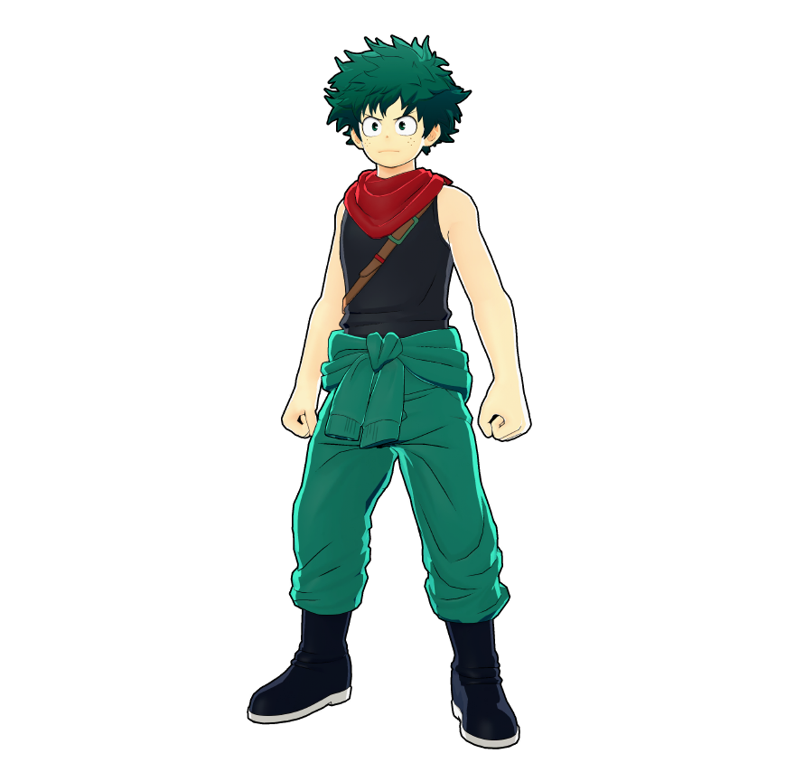 Izuku Midoriya's volunteer activities outfit. Cleaning up the town is part of being a hero, too!