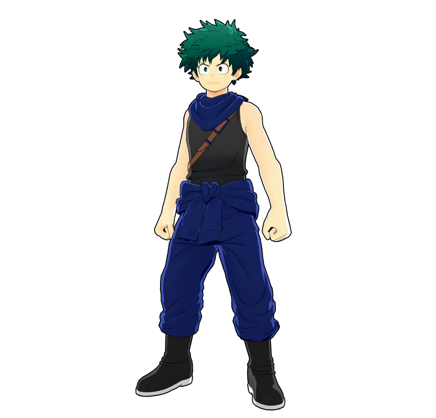 Izuku Midoriya's volunteer activities outfit. Cleaning up the town is part of being a hero, too!