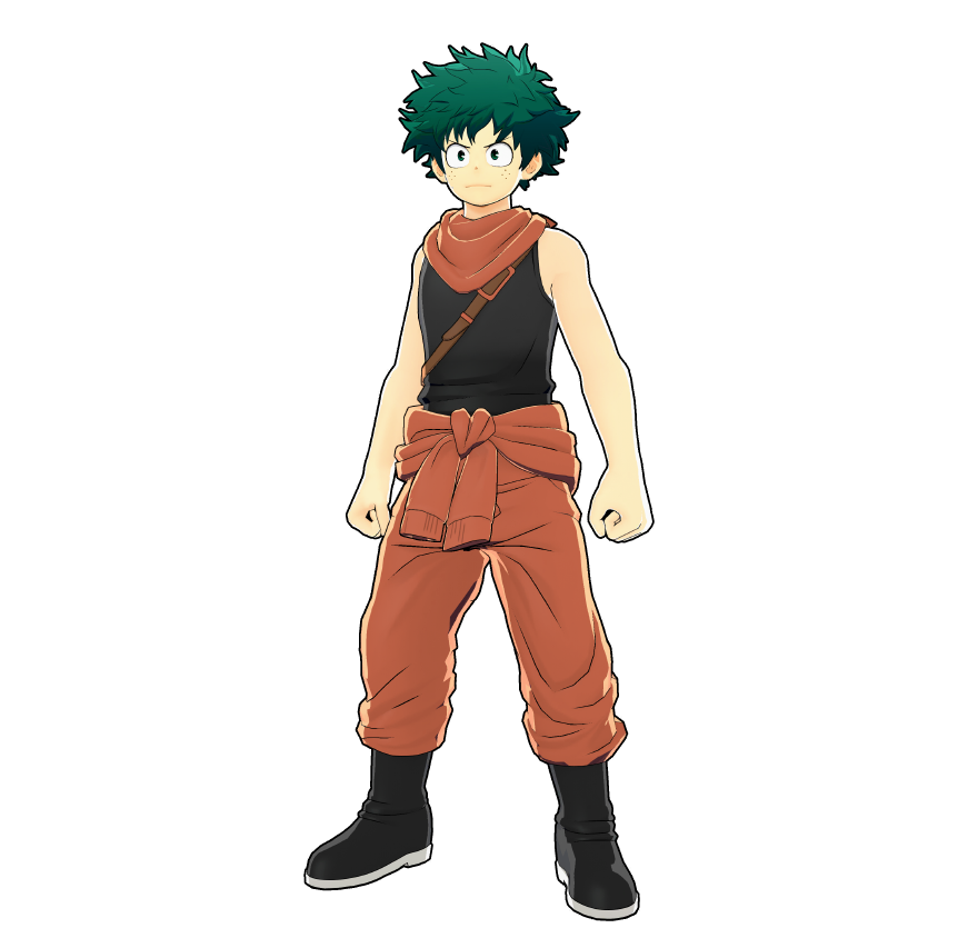 Izuku Midoriya's volunteer activities outfit. Cleaning up the town is part of being a hero, too!