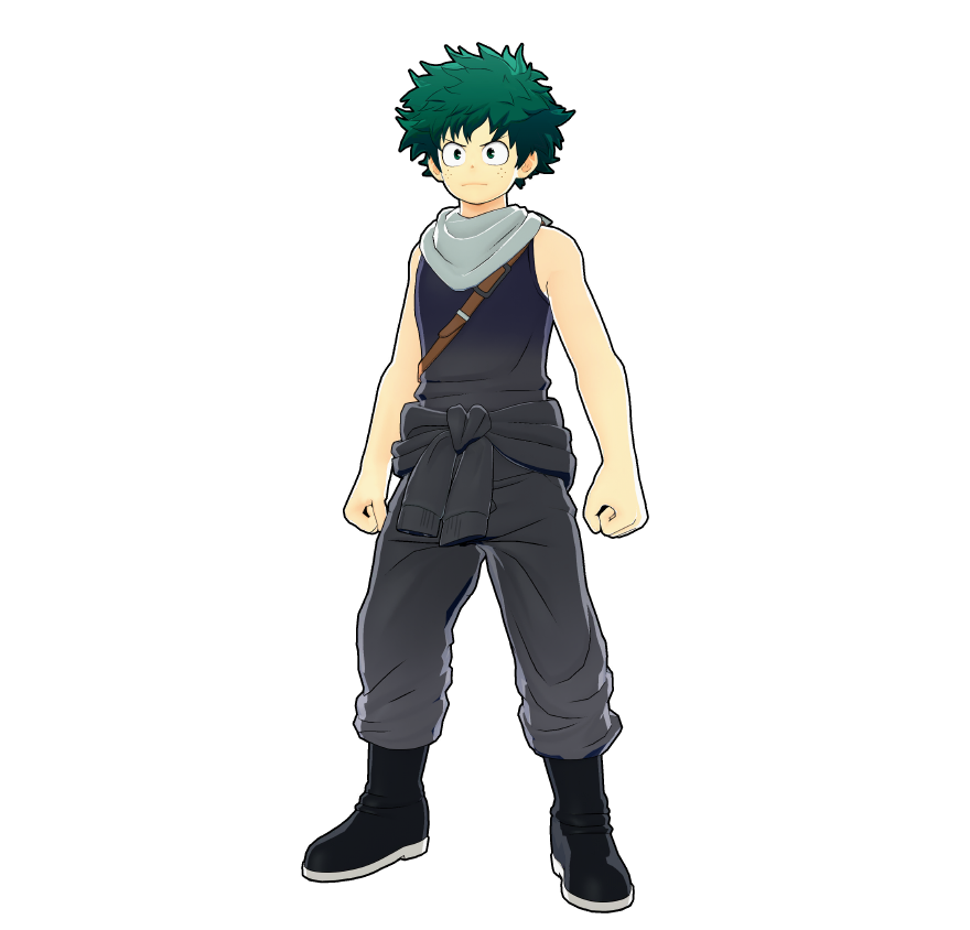 Izuku Midoriya's volunteer activities outfit. Cleaning up the town is part of being a hero, too!