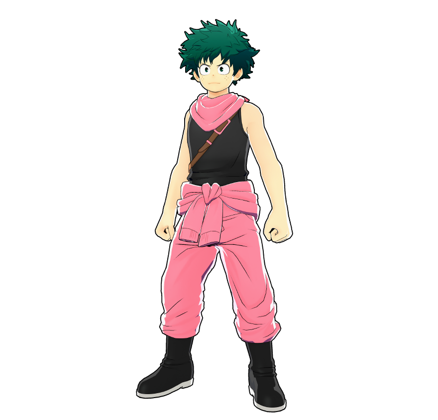 Izuku Midoriya's volunteer activities outfit. Cleaning up the town is part of being a hero, too!