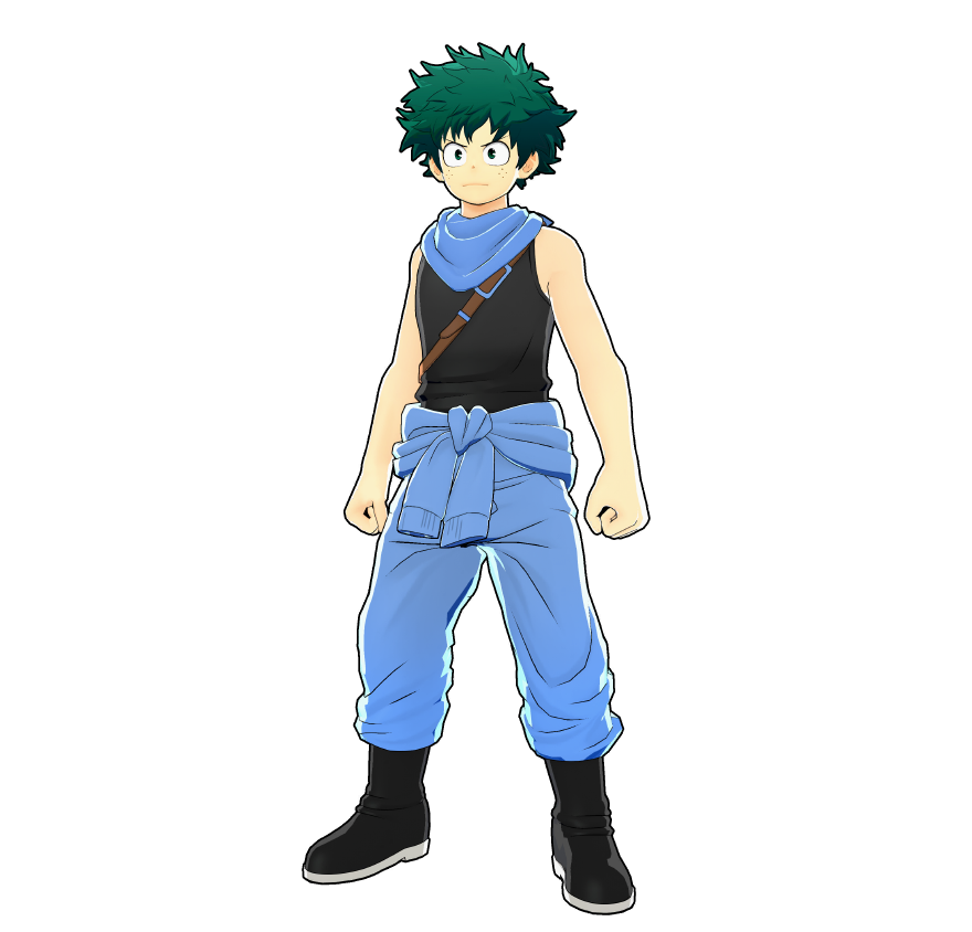 Izuku Midoriya's volunteer activities outfit. Cleaning up the town is part of being a hero, too!