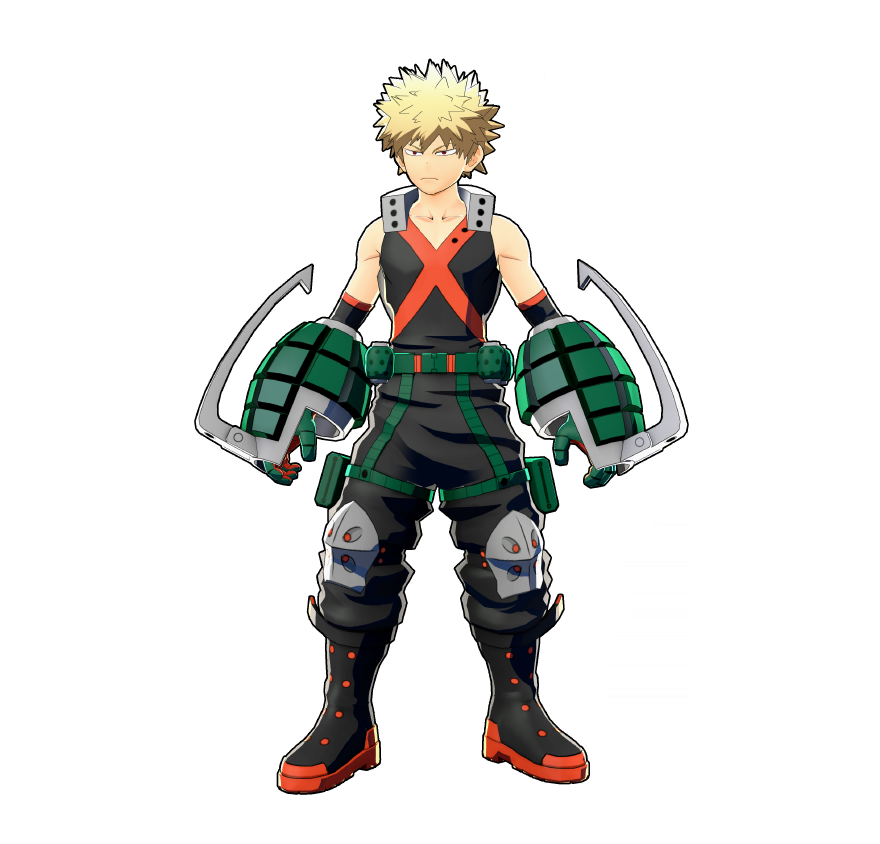 Katsuki Bakugo Costume (Open Face ver.)
His attacks work just fine without those embellishments!