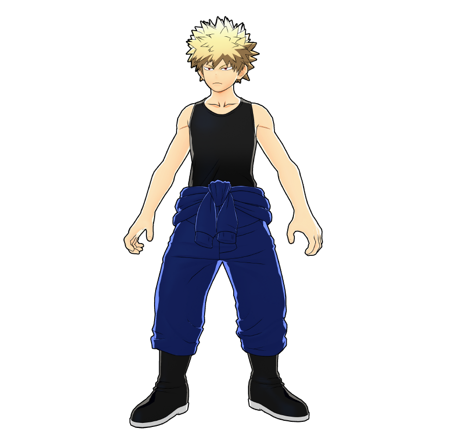 Katsuki Bakugo's volunteer activities outfit.
