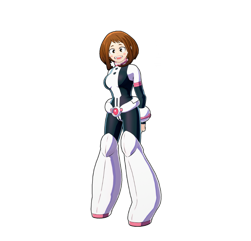Ochaco Uraraka Costume (Open Face ver.)
Equipped with a function that suppresses motion sickness.
