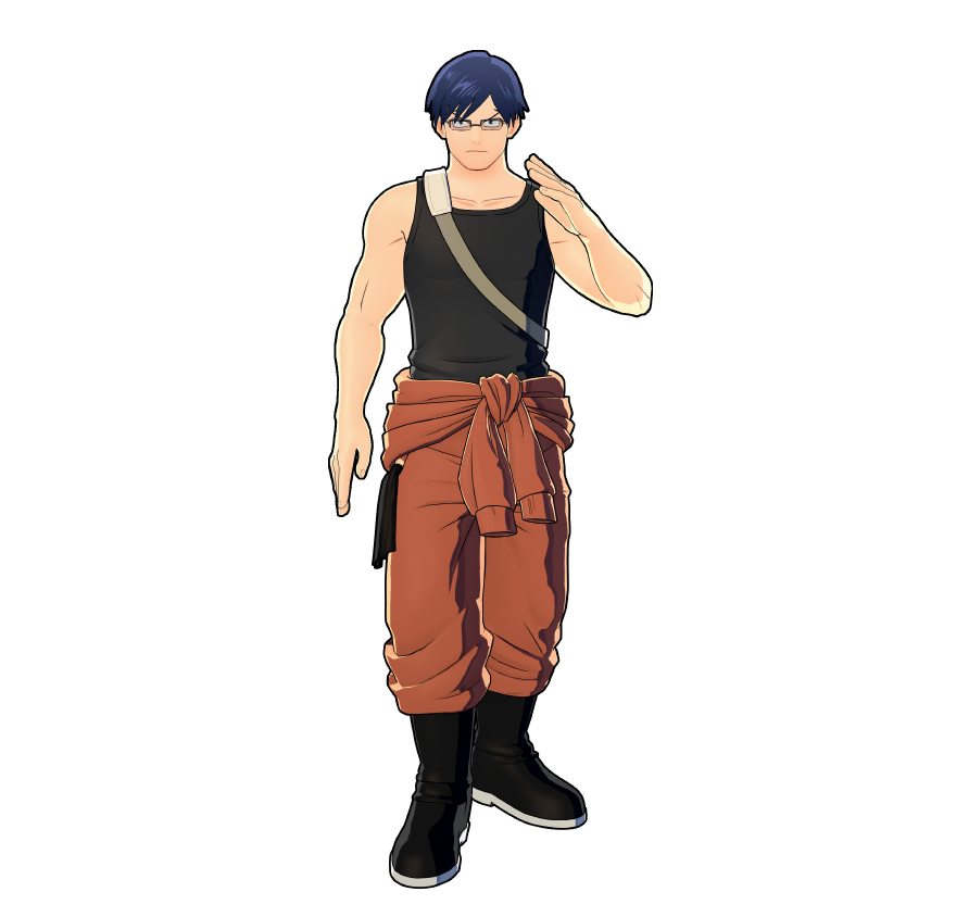 Tenya Iida's volunteer activities outfit. No worries with the class president in charge!