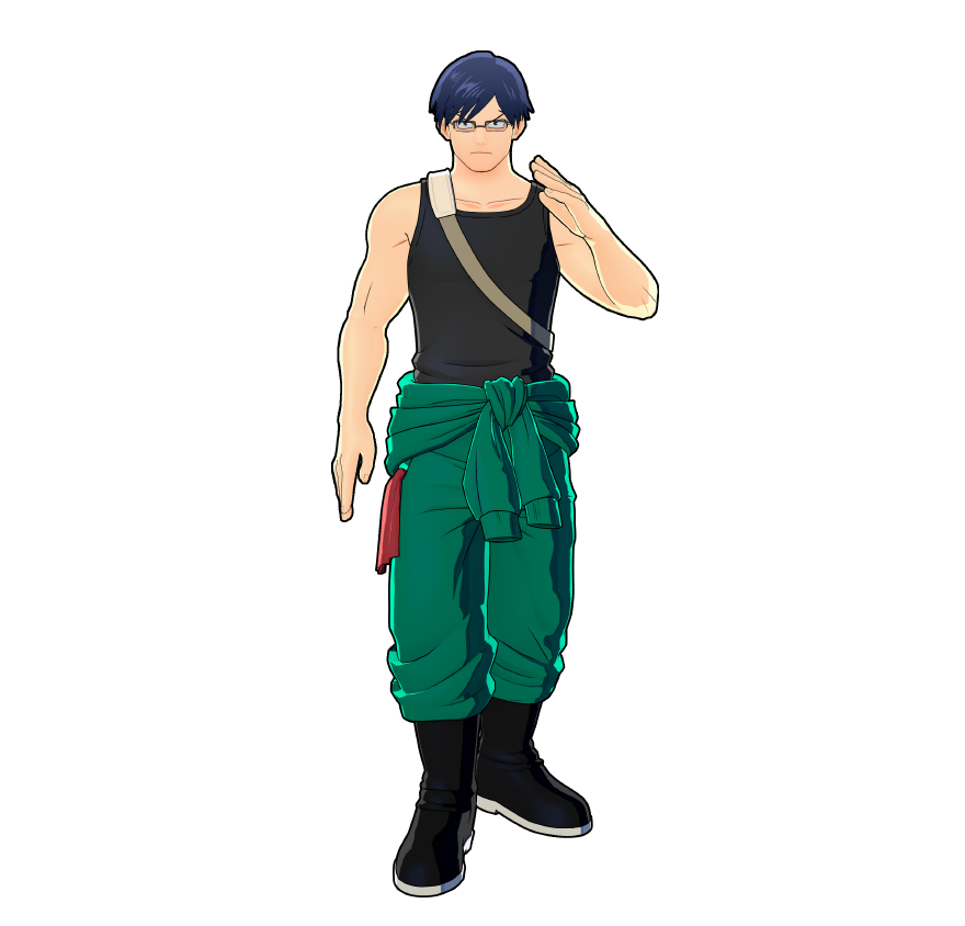 Tenya Iida's volunteer activities outfit. No worries with the class president in charge!