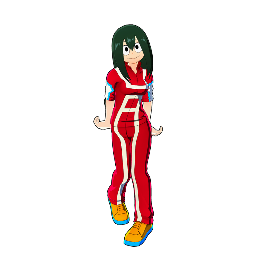 Tsuyu Asui U.A. Track Suit
I can jump and hop without any worries.
