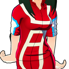Tsuyu Asui U.A. Track Suit — I can jump and hop without any worries.