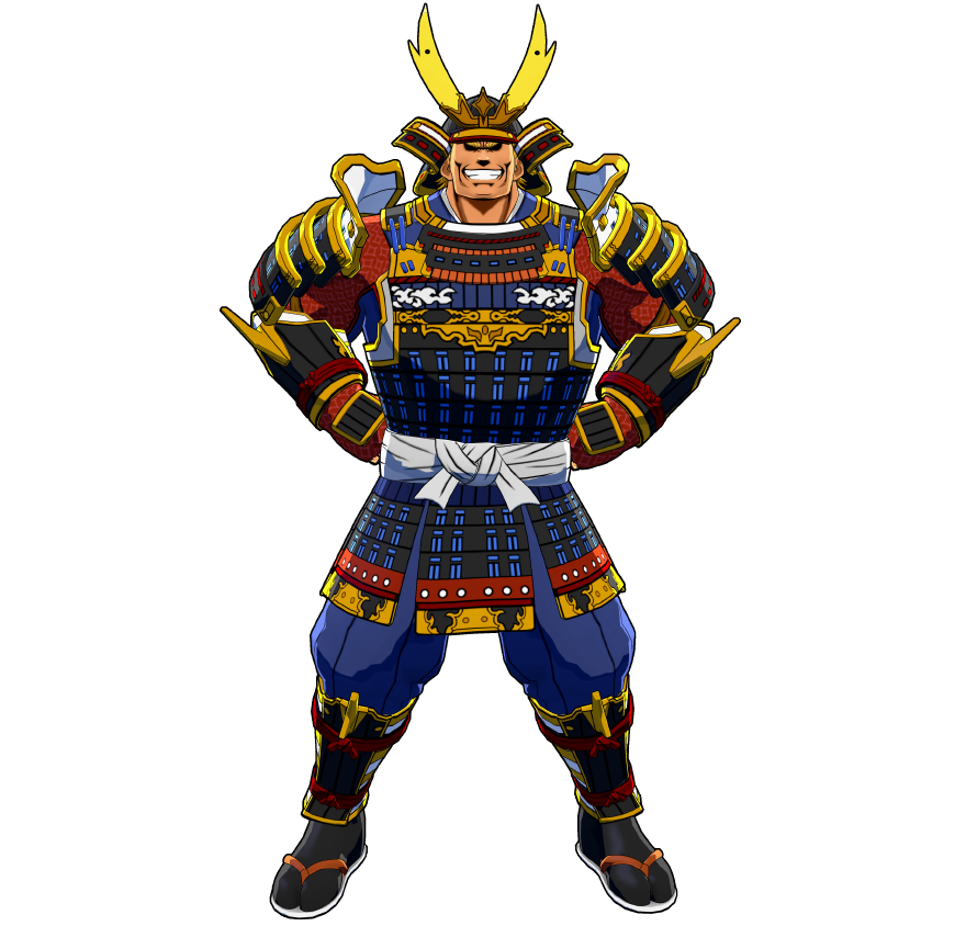 Special armor newly crafted for All Might. Unmovable, not unlike a mountain.