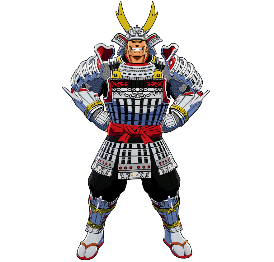 Special armor newly crafted for All Might. Unmovable, not unlike a mountain.