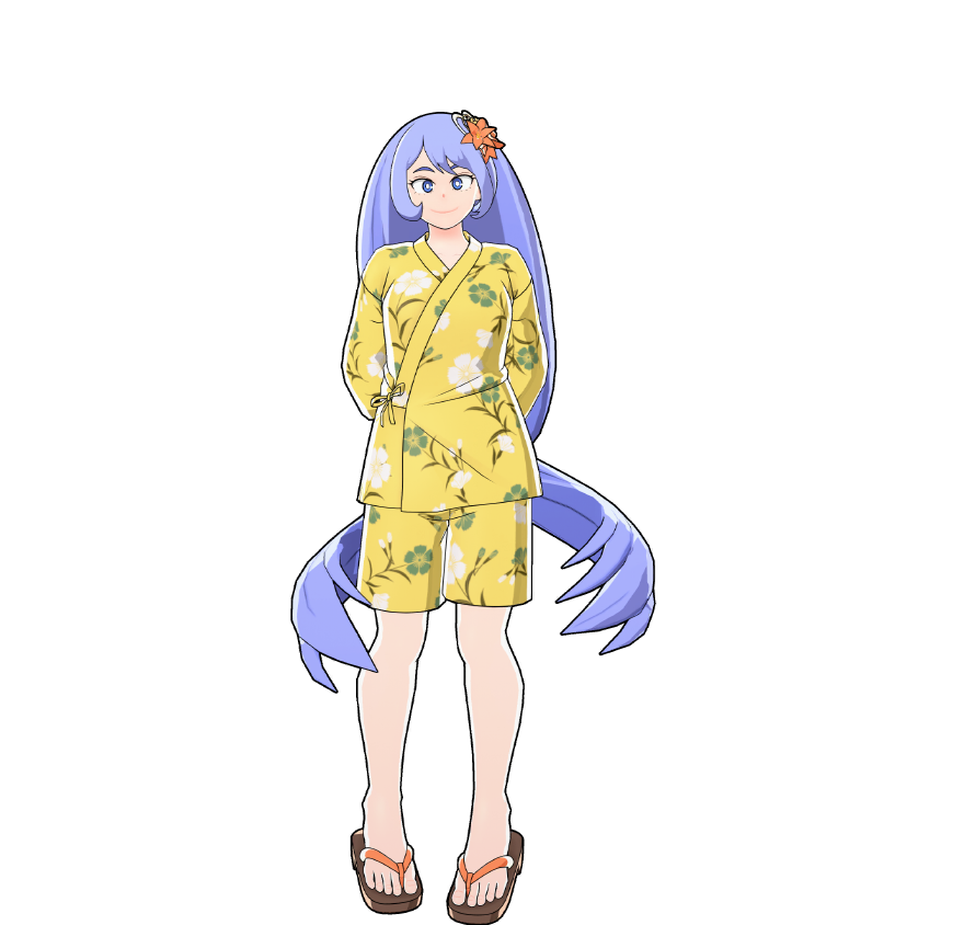 Nejire Hado's festival yukata.
One last magical summer with friends. Let's make it unforgettable!