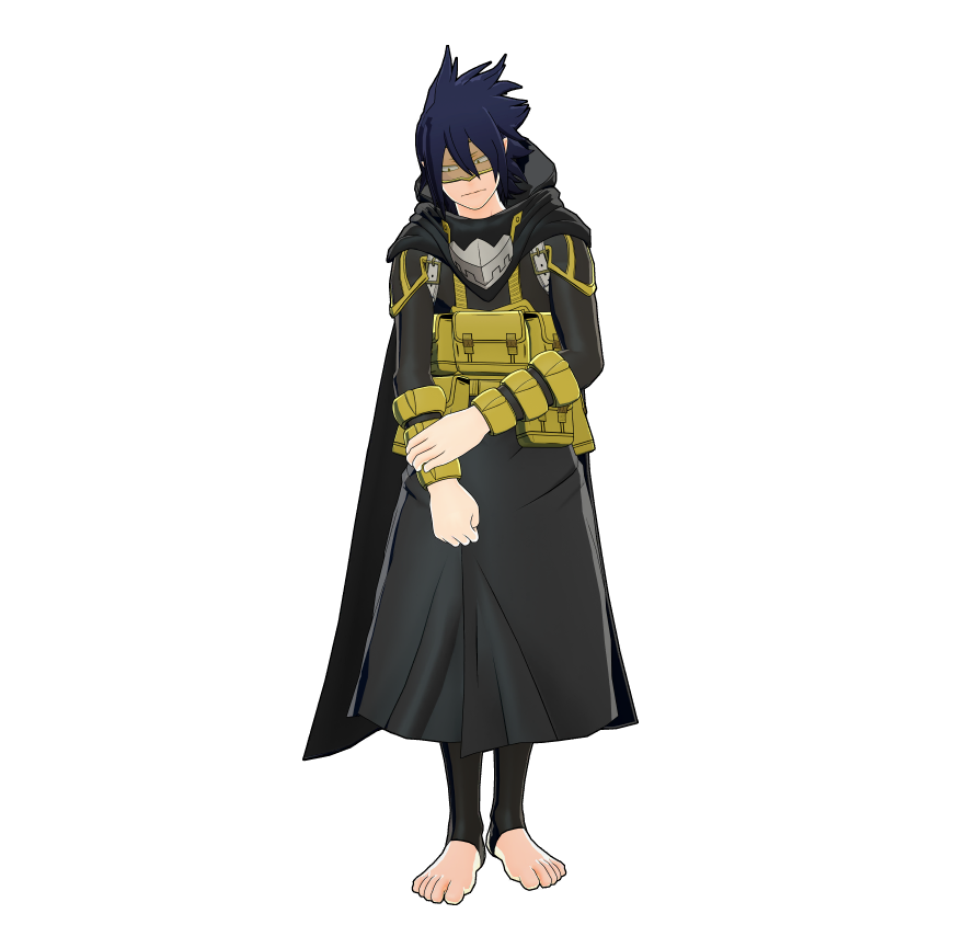 Tamaki Amajiki's hero costume.
Snacks at the ready to fuel his Quirk mid-battle!