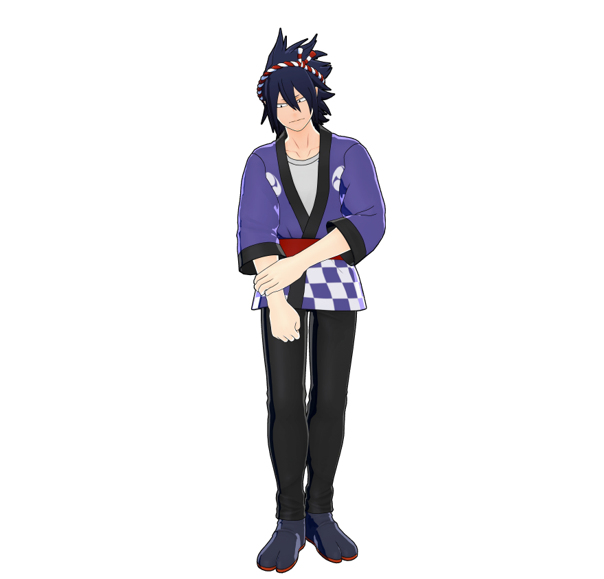 Tamaki Amajiki's festival outfit.
Dragged along by Mirio...but ended up having a pretty good time.