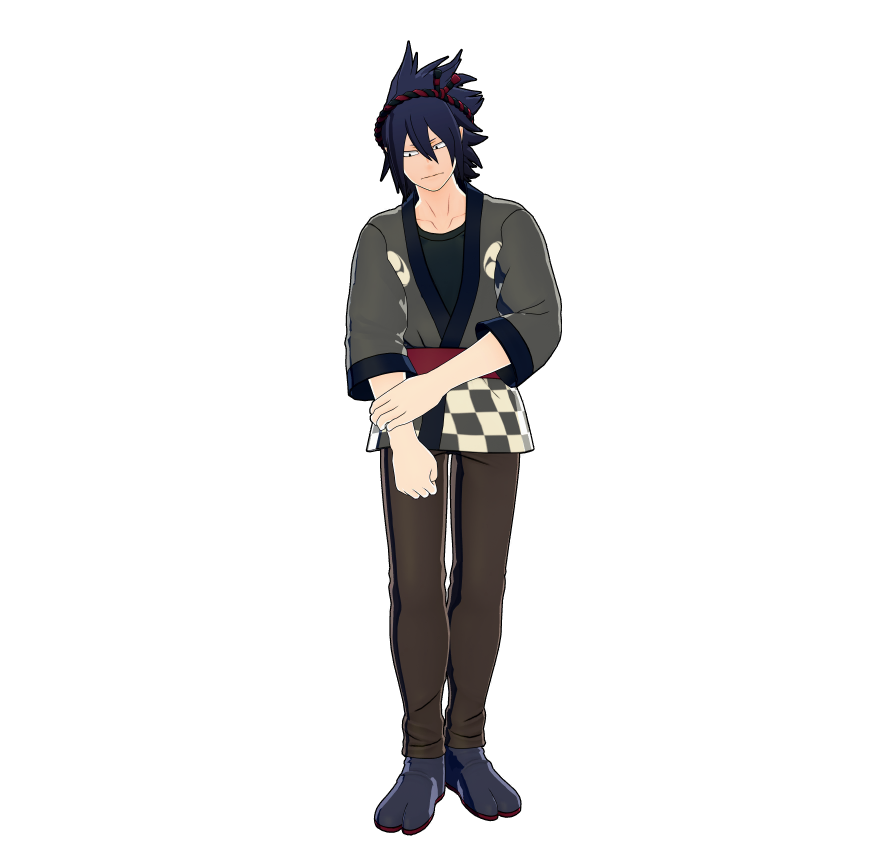 Tamaki Amajiki's festival outfit.
Dragged along by Mirio...but ended up having a pretty good time.
