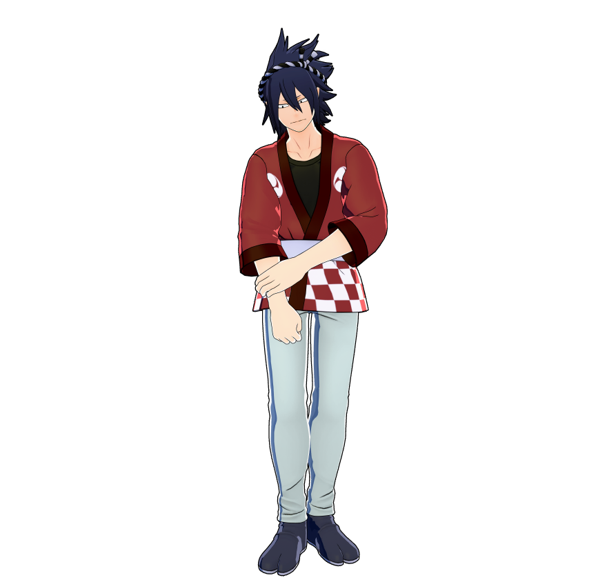 Tamaki Amajiki's festival outfit.
Dragged along by Mirio...but ended up having a pretty good time.