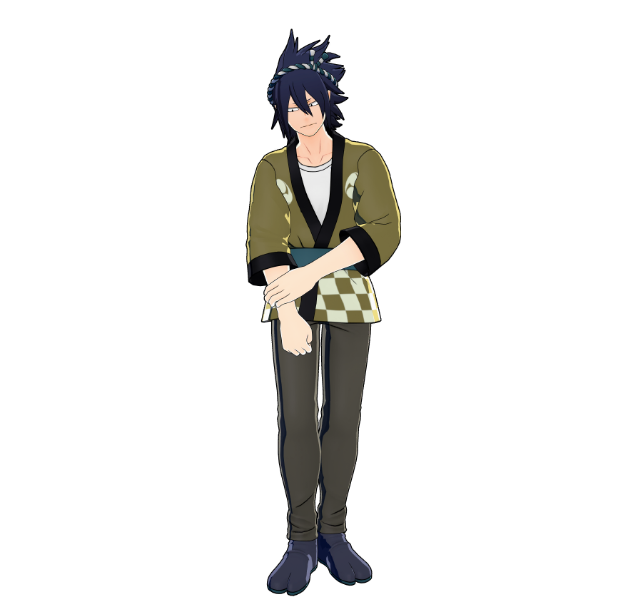 Tamaki Amajiki's festival outfit.
Dragged along by Mirio...but ended up having a pretty good time.