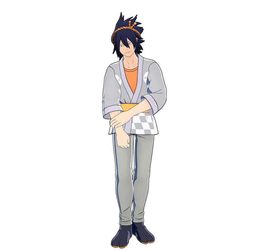 Tamaki Amajiki's festival outfit.
Dragged along by Mirio...but ended up having a pretty good time.