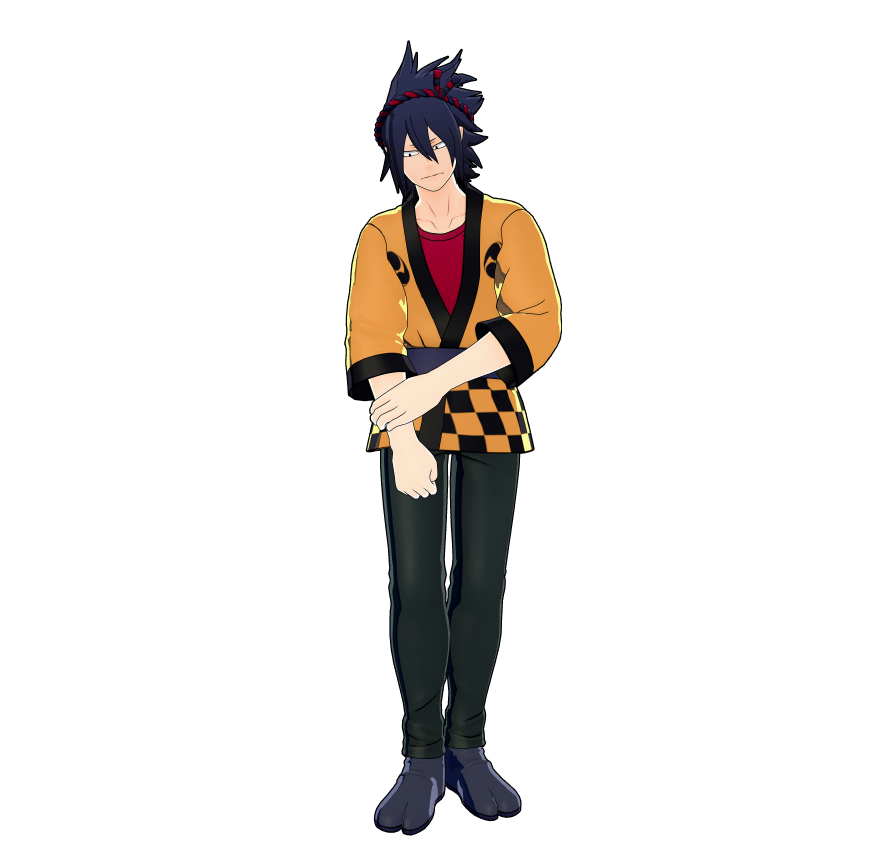 Tamaki Amajiki's festival outfit.
Dragged along by Mirio...but ended up having a pretty good time.