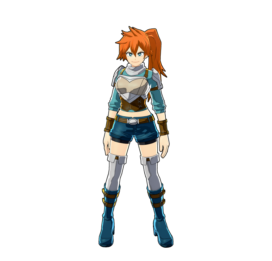Itsuka Kendo's adventurer-inspired outfit. No matter where she goes, her duty as a hero never changes.