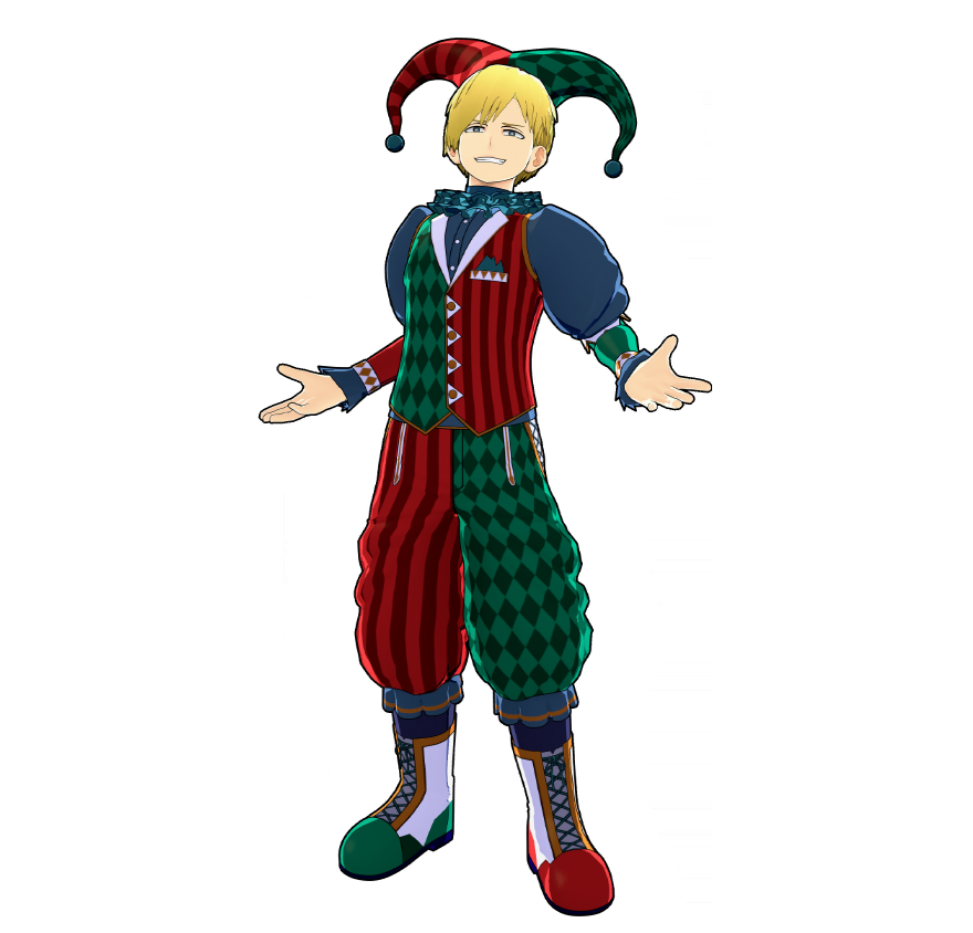 Neito Monoma's jester outfit.