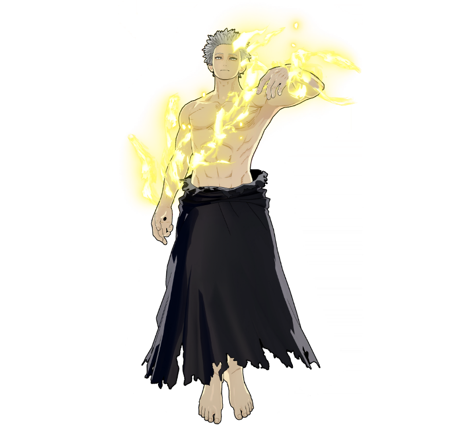 All For One <Young> Villain Costume - Rewind Ver.
Severe damage triggers further rewinding, making him endlessly younger.