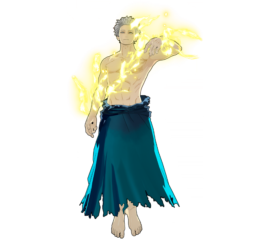 All For One <Young> Villain Costume - Rewind Ver.
Severe damage triggers further rewinding, making him endlessly younger.