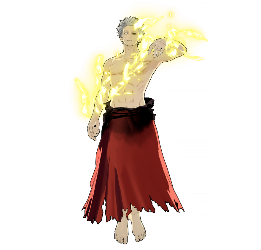 All For One <Young> Villain Costume - Rewind Ver.
Severe damage triggers further rewinding, making him endlessly younger.