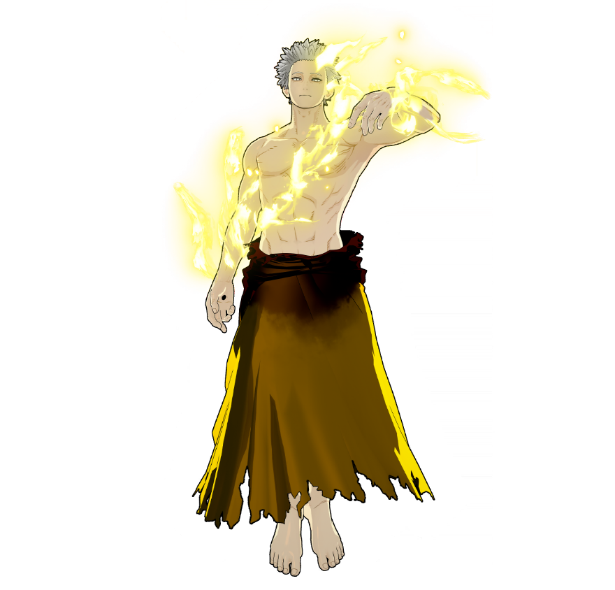 All For One <Young> Villain Costume - Rewind Ver.
Severe damage triggers further rewinding, making him endlessly younger.