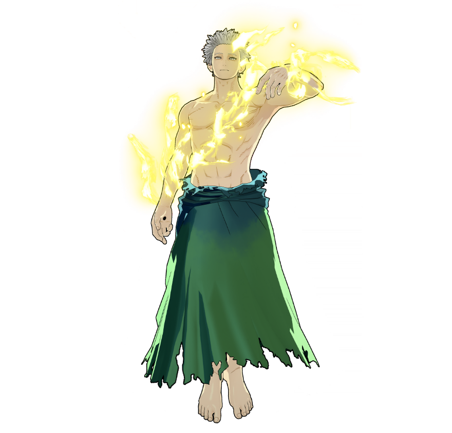 All For One <Young> Villain Costume - Rewind Ver.
Severe damage triggers further rewinding, making him endlessly younger.
