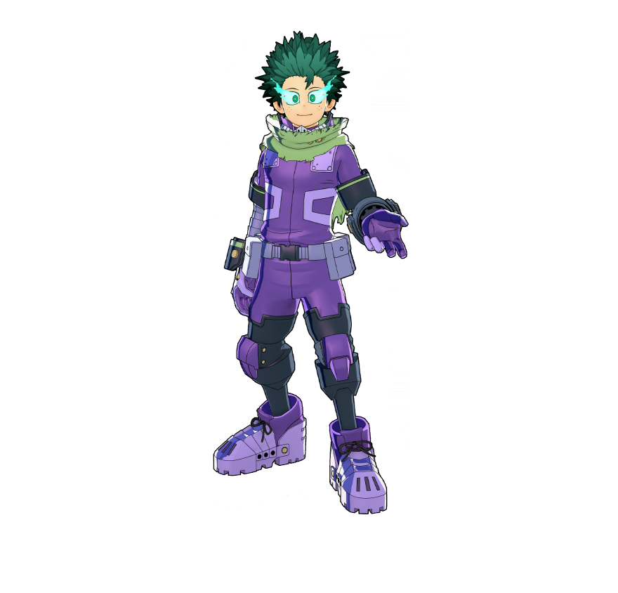 Izuku Midoriya OFA Final Battle Outfit.
He masters his anger toward the villains and leads with ideals. That's what makes a true hero!
