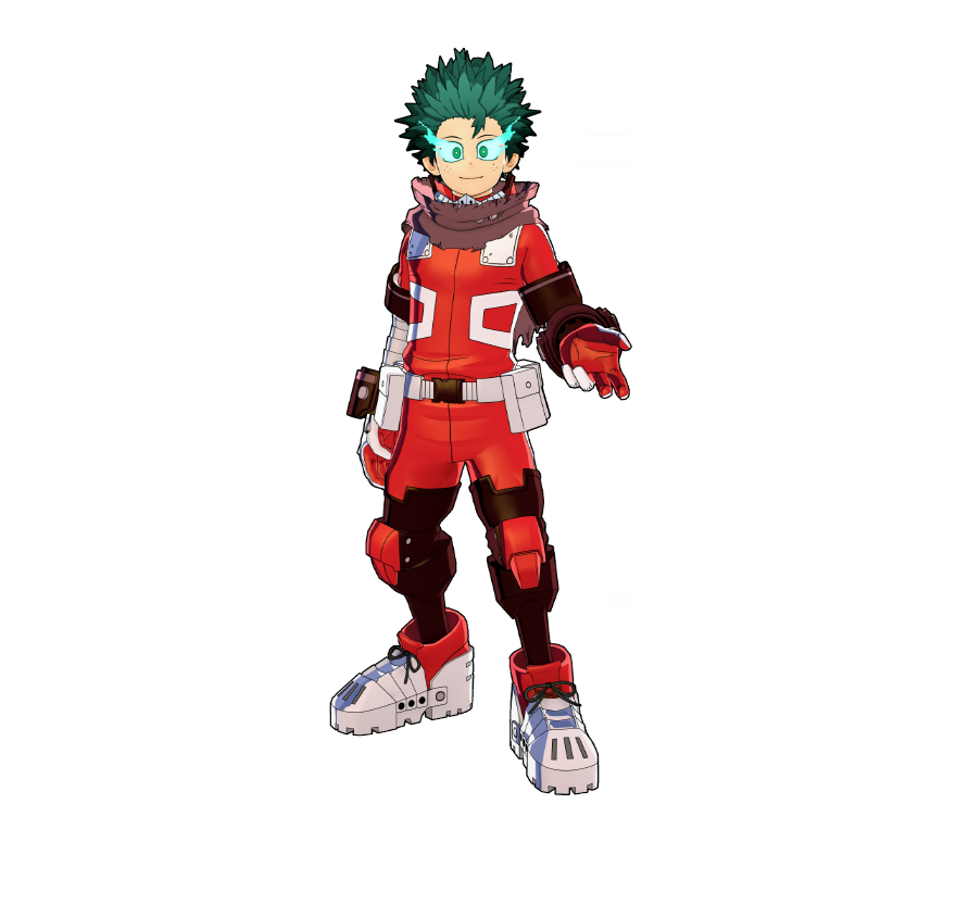 Izuku Midoriya OFA Final Battle Outfit.
He masters his anger toward the villains and leads with ideals. That's what makes a true hero!
