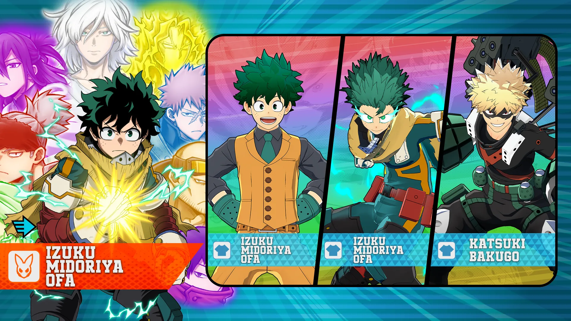 Character Roll: Original (S18) Midoriya OFA