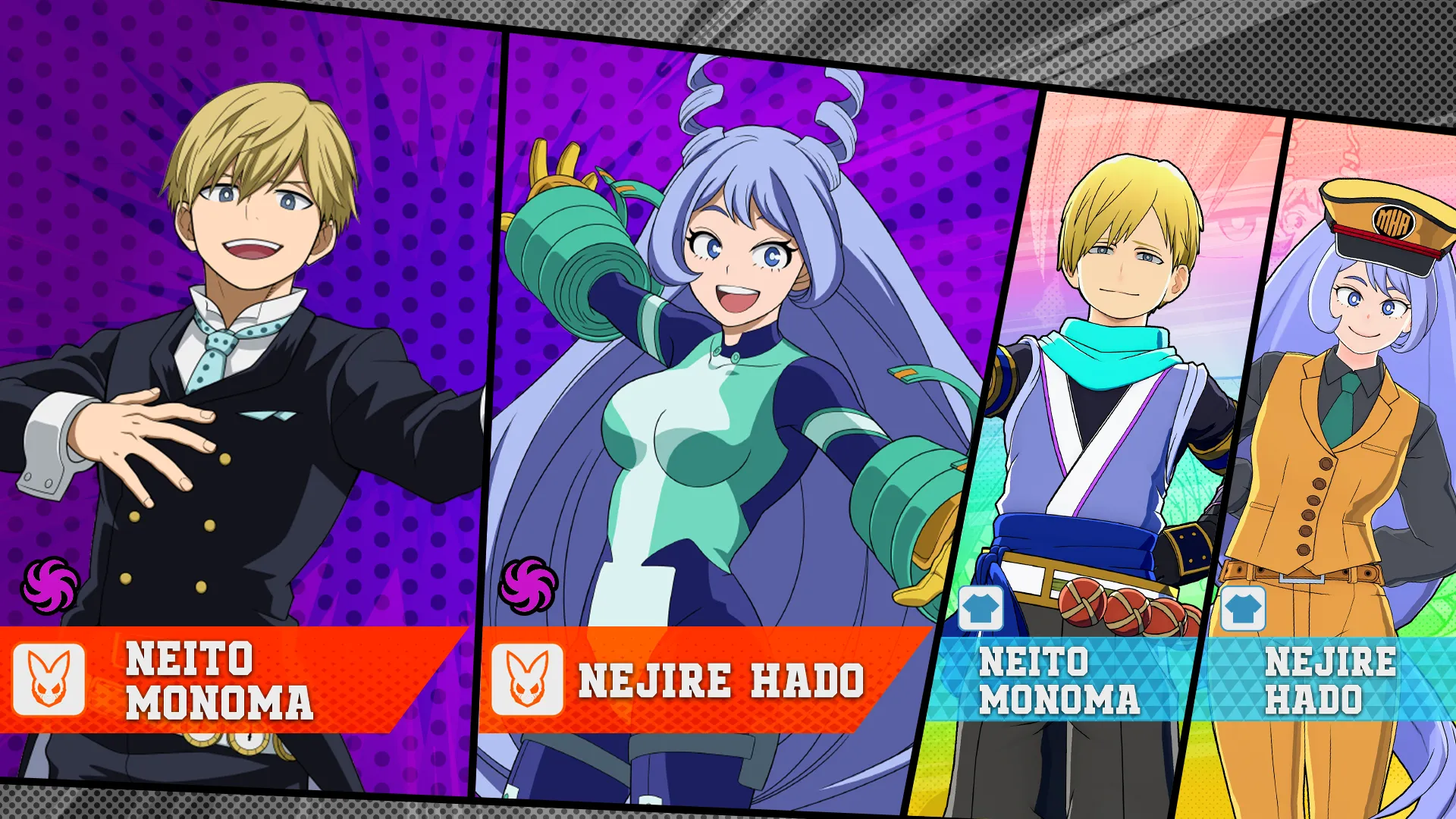 Character Roll: Original (S18) Monoma and Hado