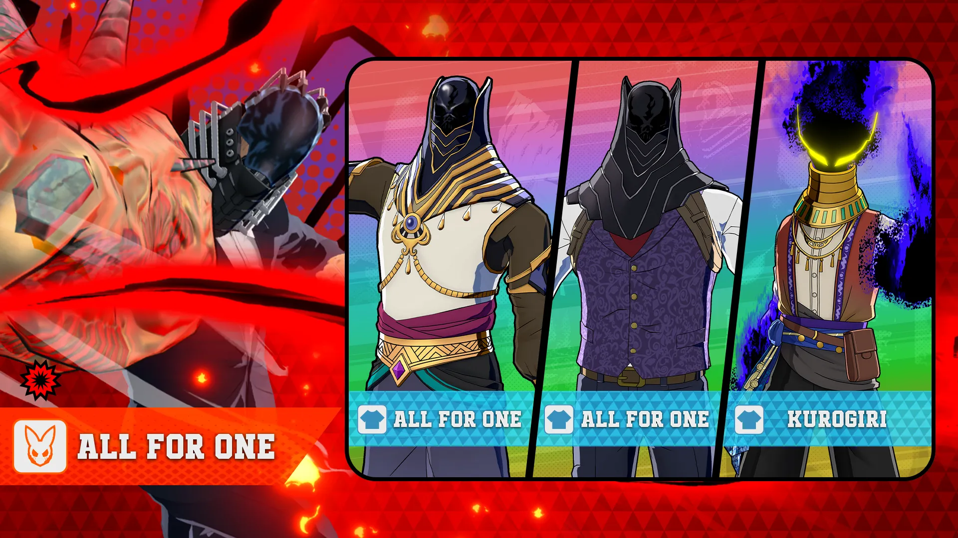 Character Roll: Alternative (S18) All For One